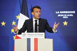 Emmanuel Macron, presidente de Francia. Fortalecer los sistemas de Defensa de la UE es clave.