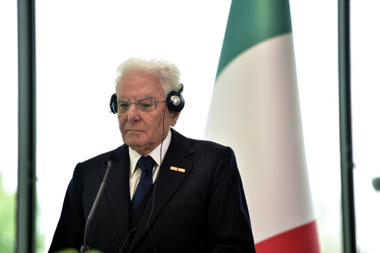 El presidente italiano, Sergio Mattarella.